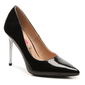 Penny Loves Kenny Women's Opus GL Black Patent Point Toe Stiletto Heels Pumps 10